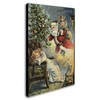Trademark Fine Art Vintage Apple Collection 'Merry Christmas Santa' Canvas Art, 16x24 ALI6439-C1624GG